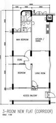 Blk 327 Hougang Avenue 5 (Hougang), HDB 3 Rooms #624553531